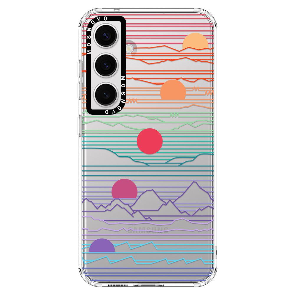 Sunrise and Sunset Phone Case - Samsung Galaxy S24 Plus Case - MOSNOVO