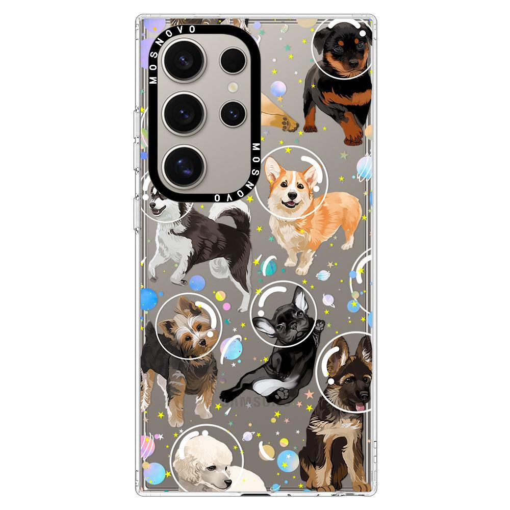 Space Dog Phone Case - Samsung Galaxy S24 Ultra Case - MOSNOVO