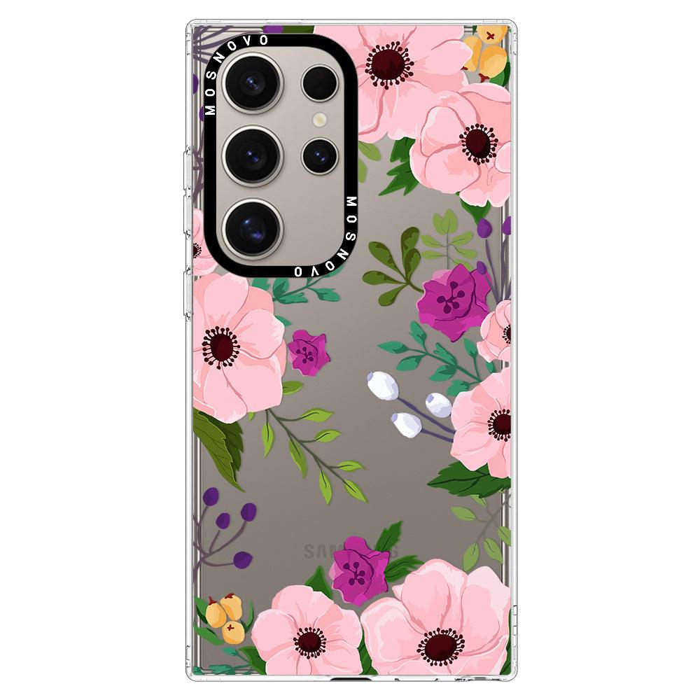 Watercolor Floral Phone Case - Samsung Galaxy S24 Ultra Case - MOSNOVO