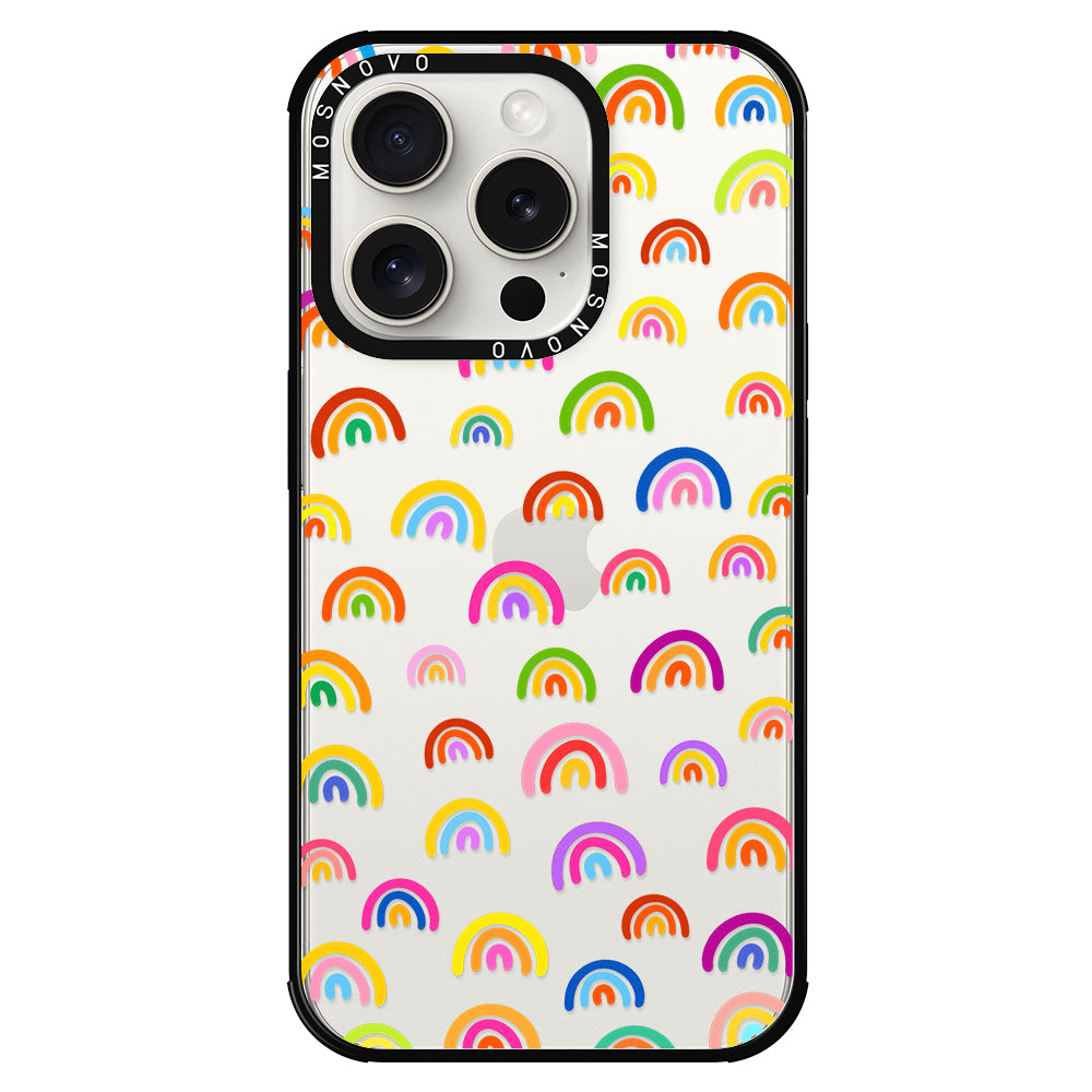 Cute Rainbow Phone Case - iPhone 15 Pro Case - MOSNOVO