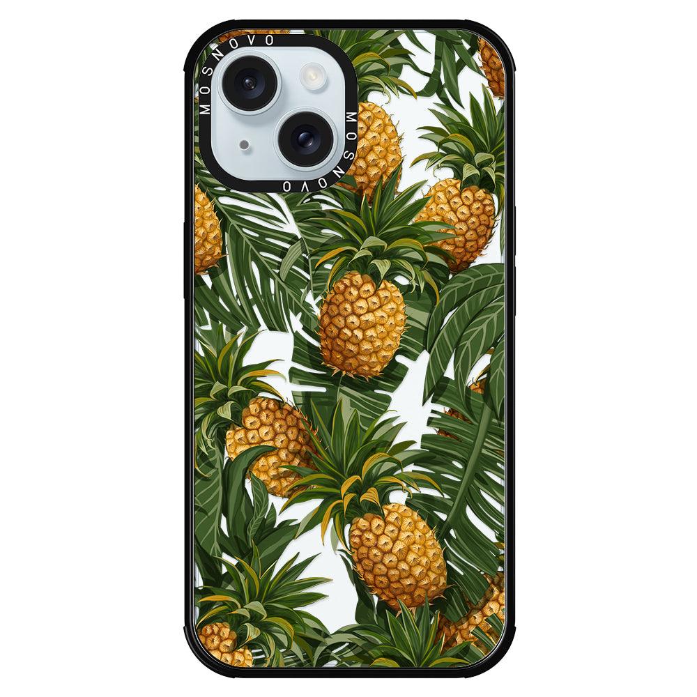 Pineapple Botany Phone Case - iPhone 15 Plus Case - MOSNOVO