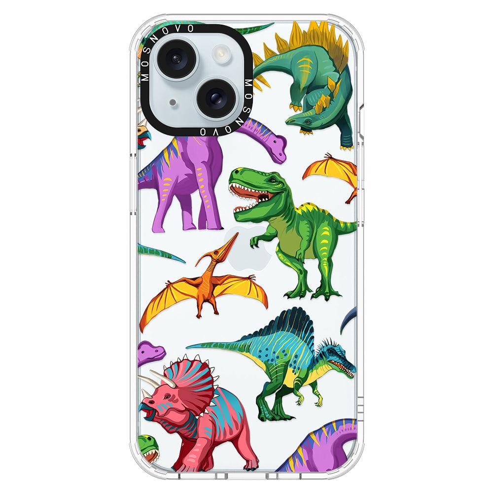 Dinosaur World Phone Case - iPhone 15 Plus Case - MOSNOVO