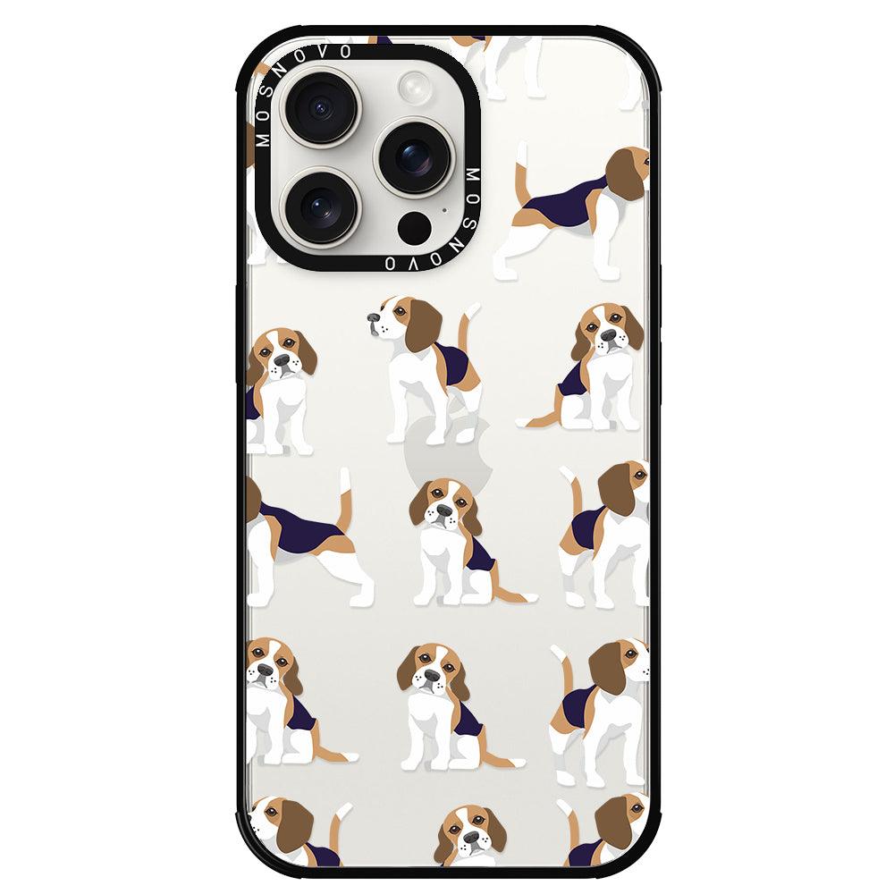 Cute Beagles Phone Case - iPhone 15 Pro Max Case - MOSNOVO