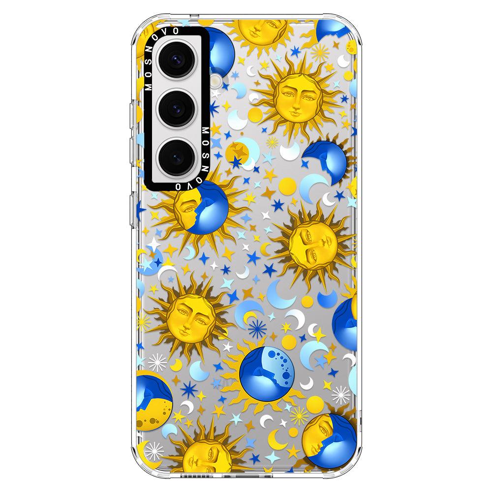 Celestial Sun Moon Phone Case - Samsung Galaxy S24 Case - MOSNOVO