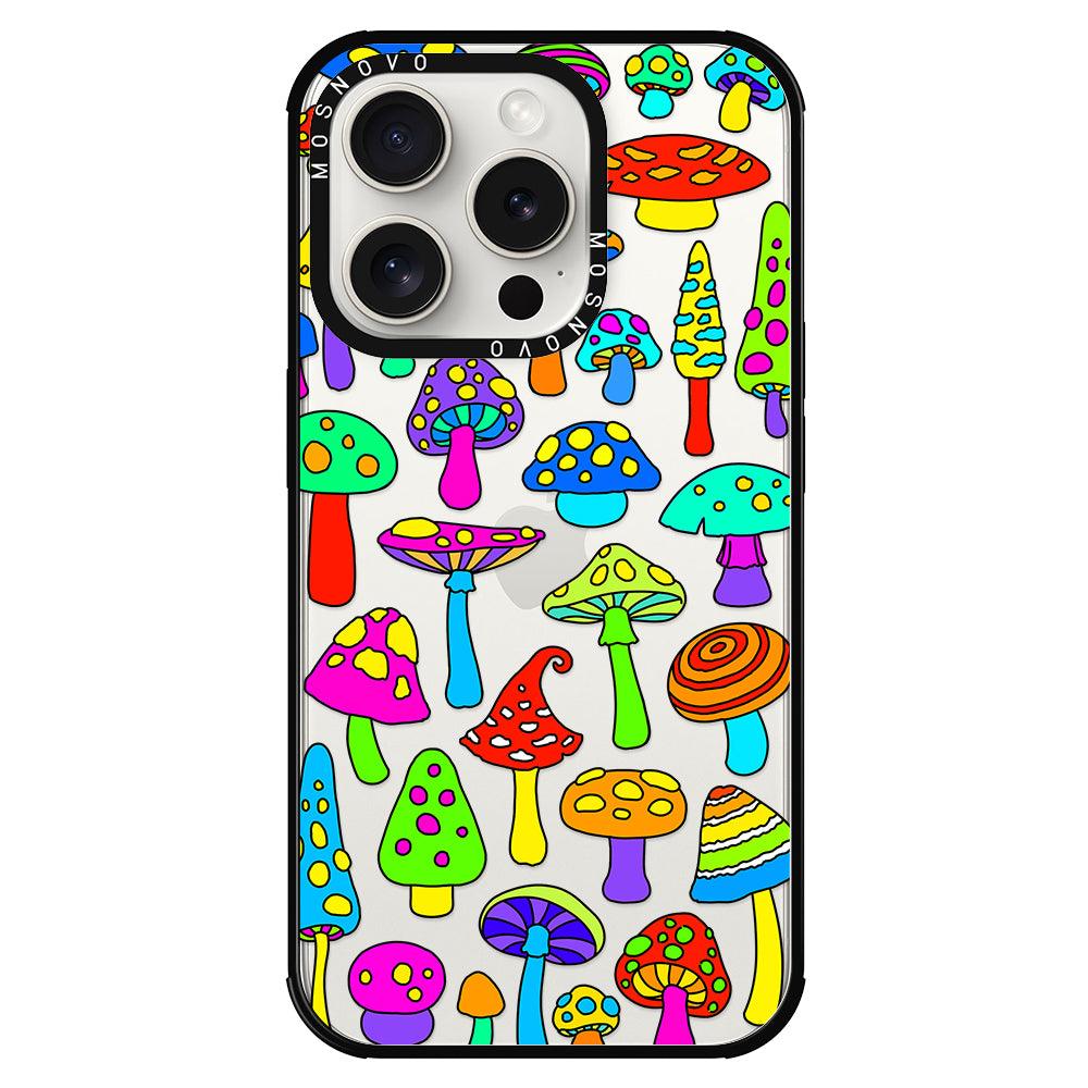 Cute Mushroom Phone Case - iPhone 15 Pro Case - MOSNOVO