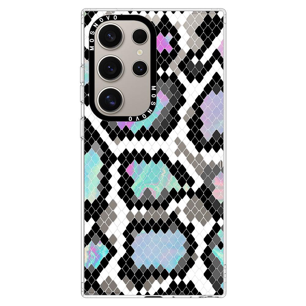 Aurora Snake Print Phone Case - Samsung Galaxy S24 Ultra Case - MOSNOVO