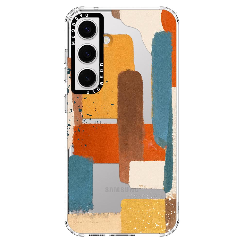 Brush Art Phone Case - Samsung Galaxy S24 Case - MOSNOVO