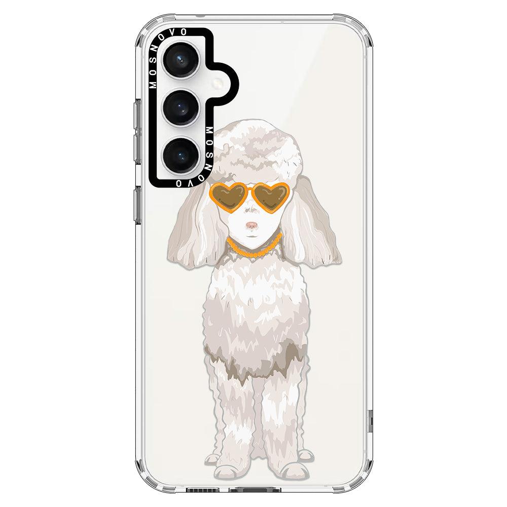 Elegant Poodle Phone Case - Samsung Galaxy S23 FE Case