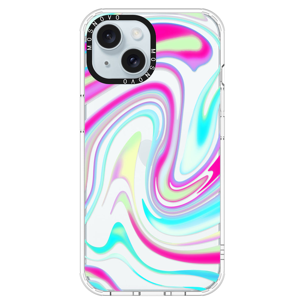 Psychedelic Swirls Phone Case - iPhone 15 Plus Case - MOSNOVO