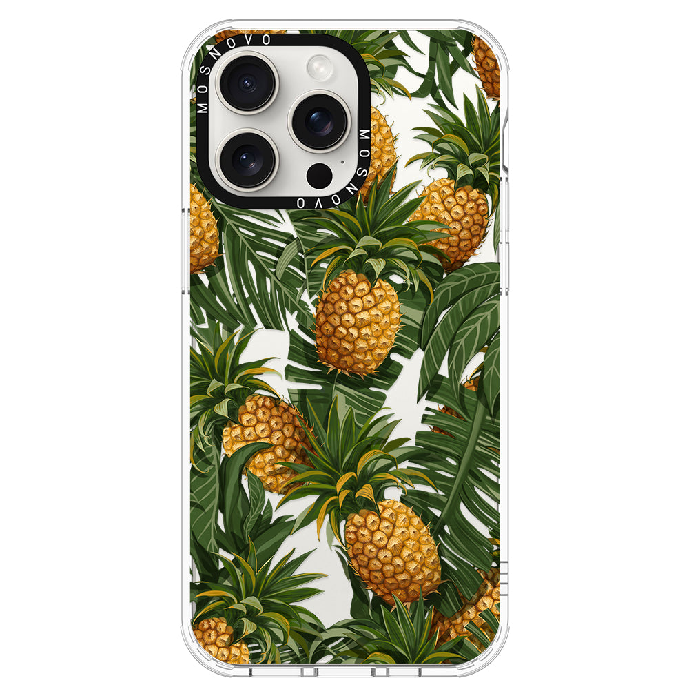 Pineapple Botany Phone Case - iPhone 15 Pro Max Case - MOSNOVO