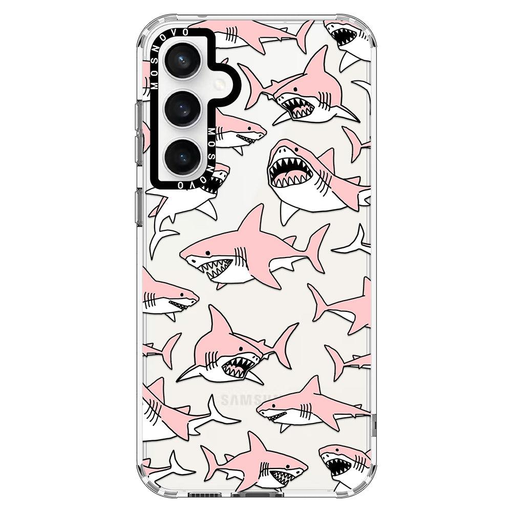 Pink Sharks Phone Case - Samsung Galaxy S23 FE Case