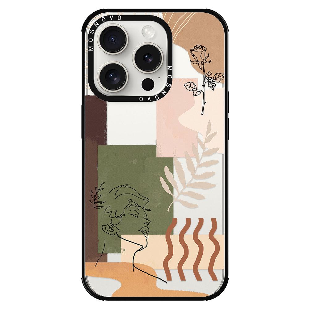 Modern Art Phone Case - iPhone 15 Pro Case - MOSNOVO