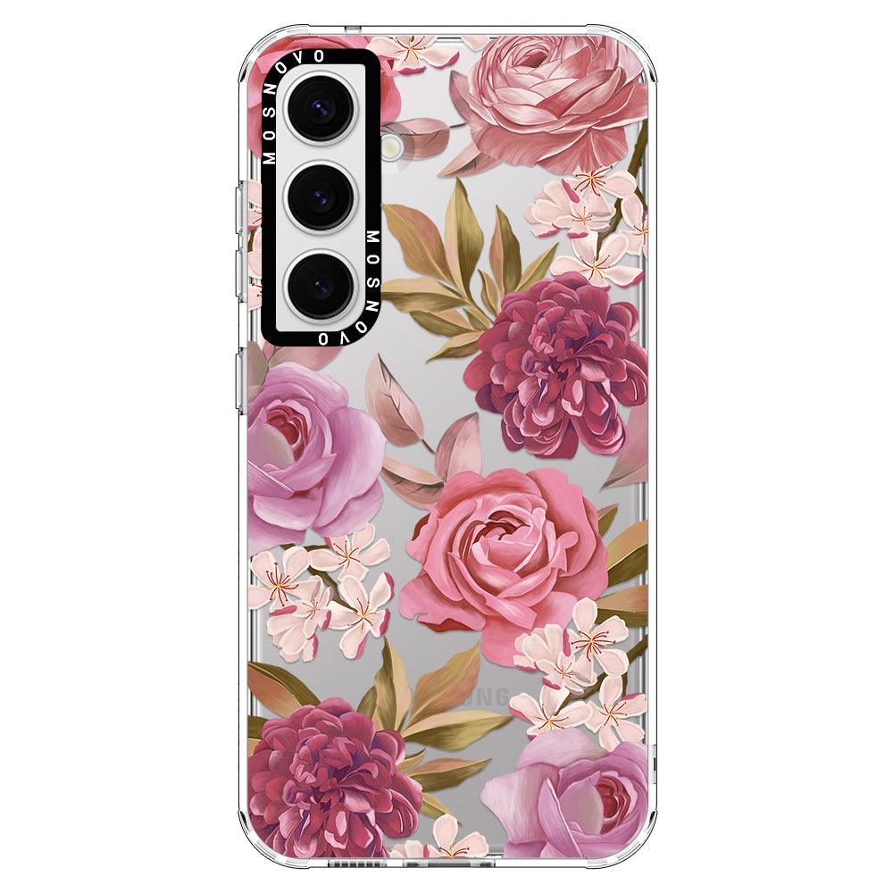 Blossom Flower Floral Phone Case - Samsung Galaxy S24 Plus Case - MOSNOVO