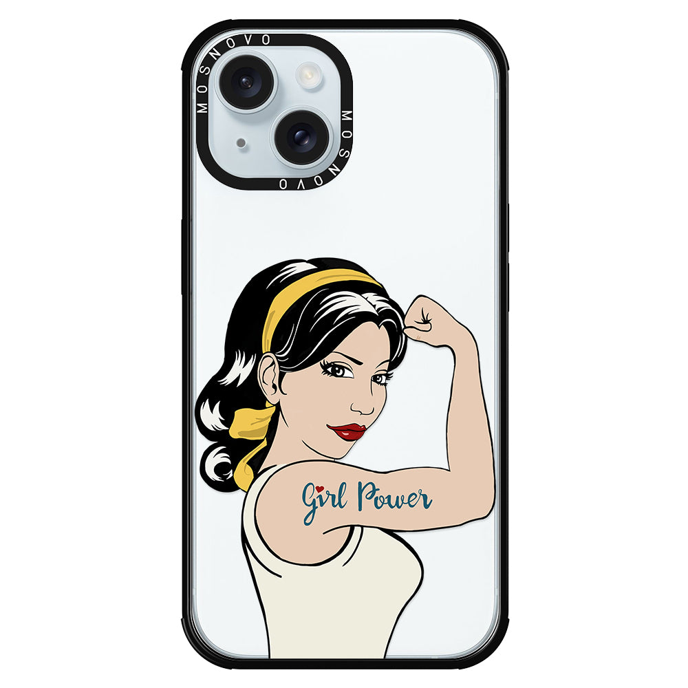 Girl Power Phone Case - iPhone 15 Plus Case - MOSNOVO