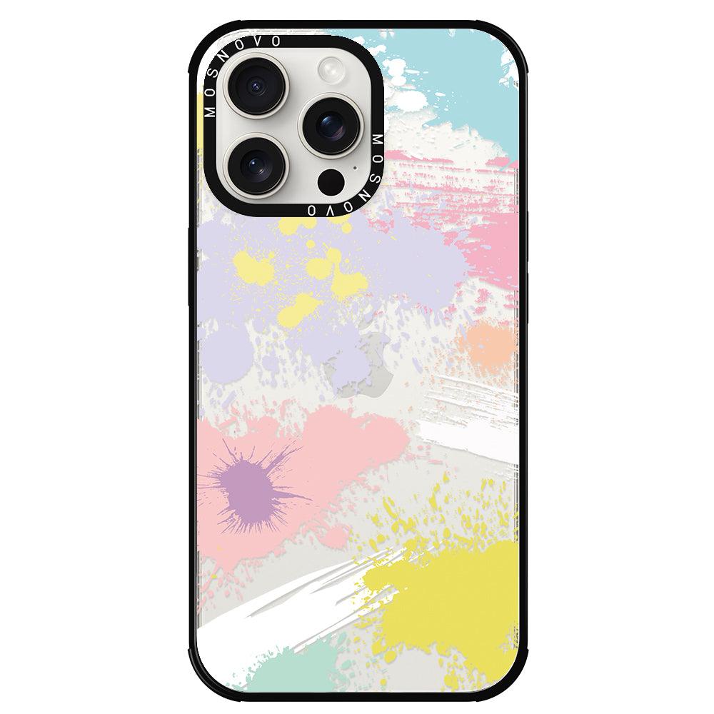 Splash Paint Phone Case - iPhone 15 Pro Max Case - MOSNOVO