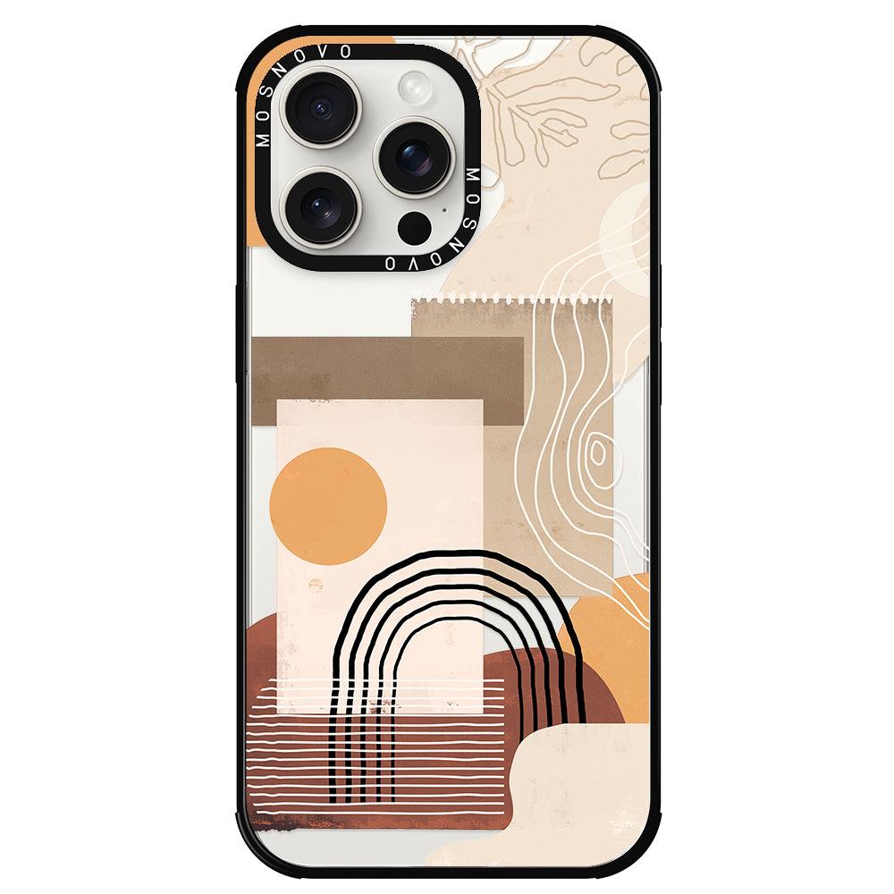 Minimalist Abstract Art Phone Case - iPhone 15 Pro Max Case - MOSNOVO