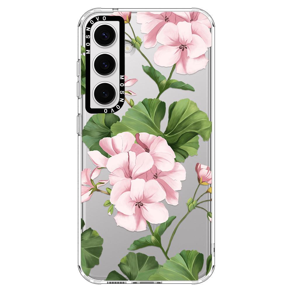 Geranium Phone Case - Samsung Galaxy S24 Plus Case - MOSNOVO