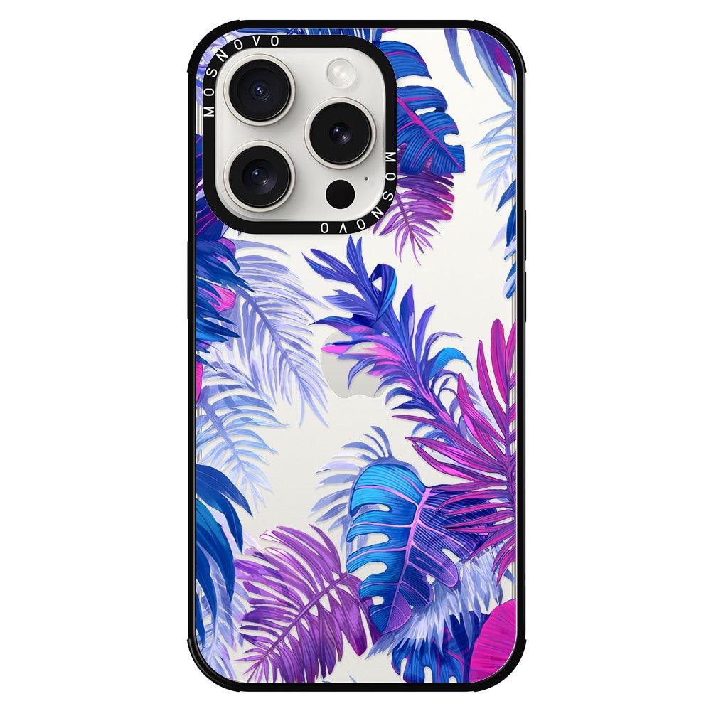 Fancy Palm Leaves Phone Case - iPhone 15 Pro Case - MOSNOVO