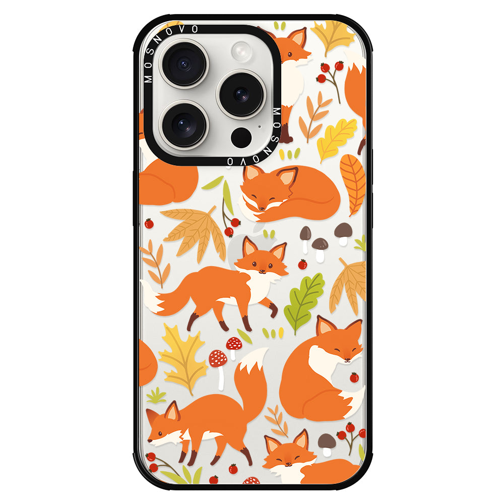 Autumn Fox Phone Case - iPhone 15 Pro Case - MOSNOVO