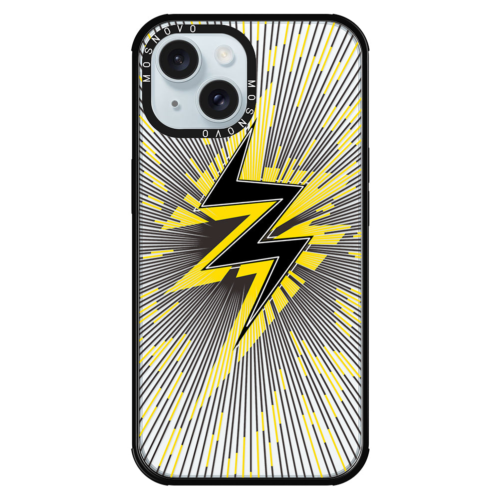 Lightning Bolt Phone Case - iPhone 15 Plus Case - MOSNOVO