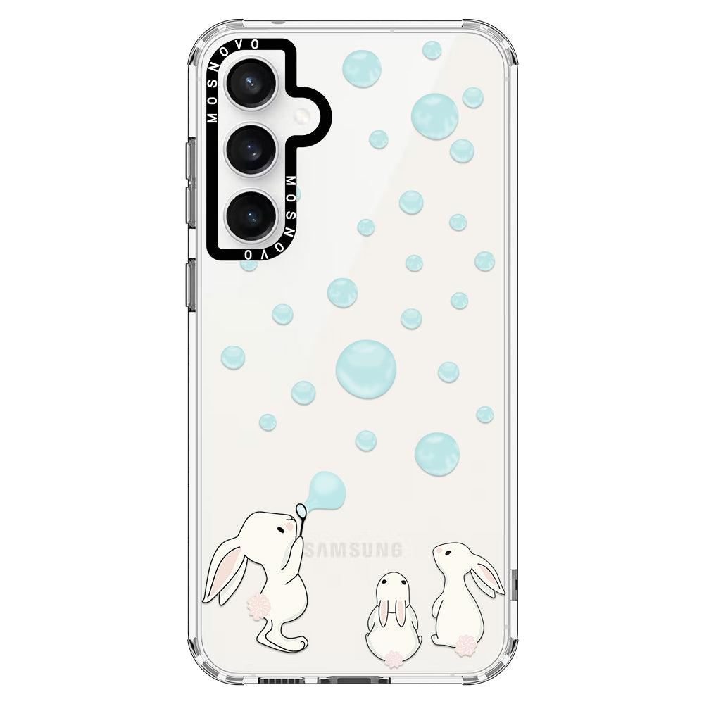 Bunny Blow Bubble Phone Case - Samsung Galaxy S23 FE Case