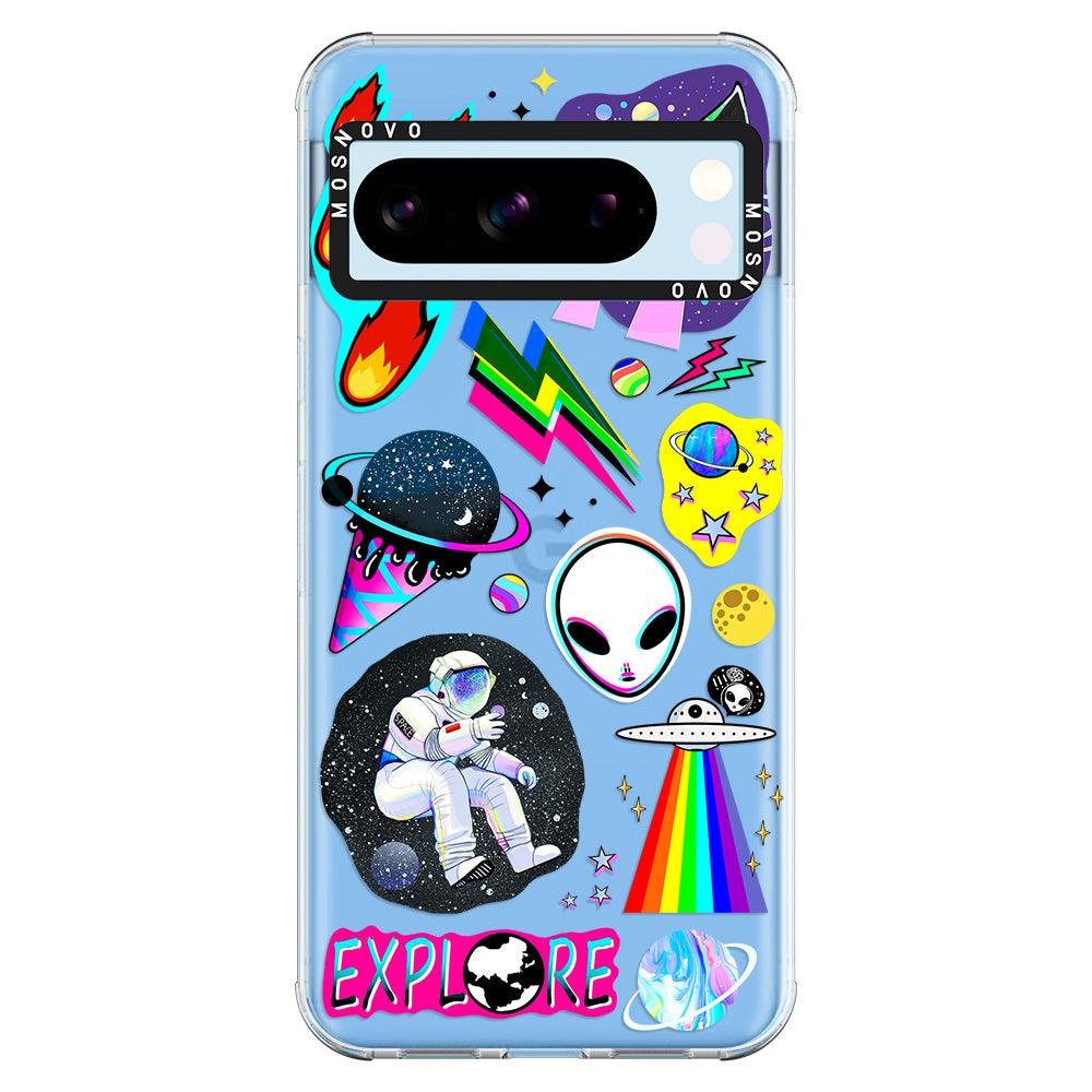 Sci-Fi Stickers Phone Case - Google Pixel 8 Pro Case - MOSNOVO