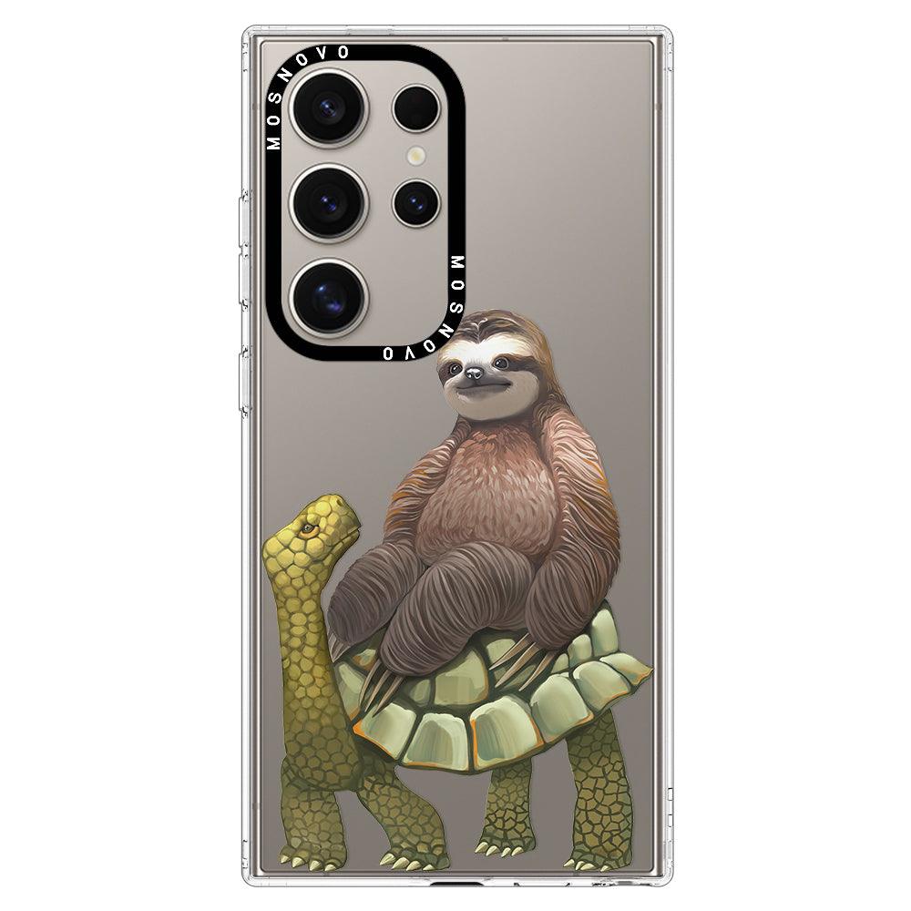 Sloth Turtle Phone Case - Samsung Galaxy S24 Ultra Case - MOSNOVO