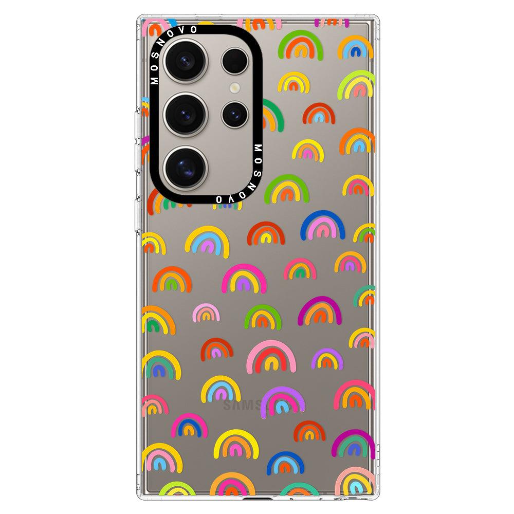 Aesthetic Rainbow Phone Case - Samsung Galaxy S24 Ultra Case - MOSNOVO