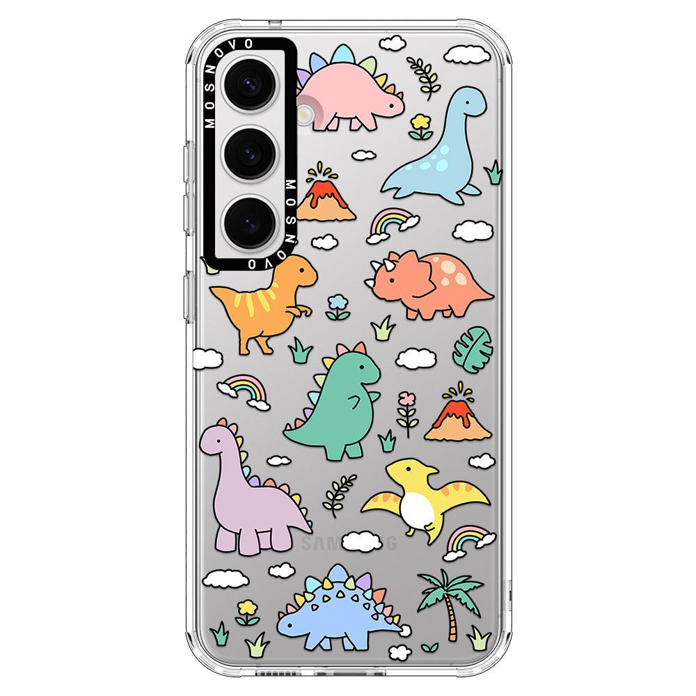 Dinosaur Land Phone Case - Samsung Galaxy S24 Case - MOSNOVO