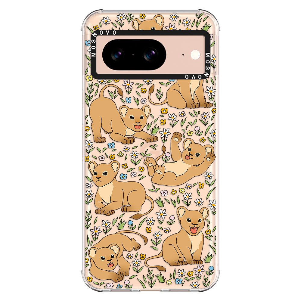 Cute Lion Phone Case - Google Pixel 8 Case - MOSNOVO