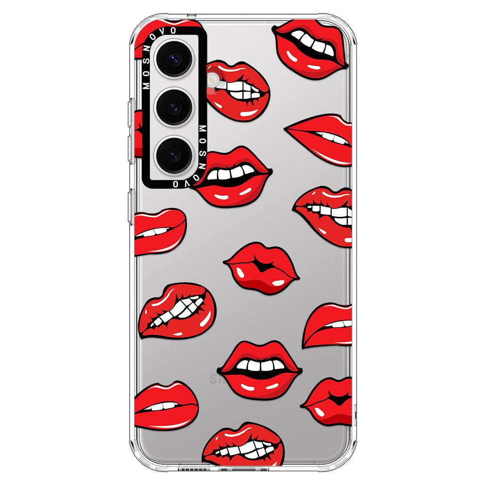 Hot Lips Phone Case - Samsung Galaxy S24 Case - MOSNOVO