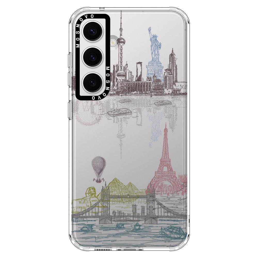 World Landscape Phone Case - Samsung Galaxy S24 Case - MOSNOVO