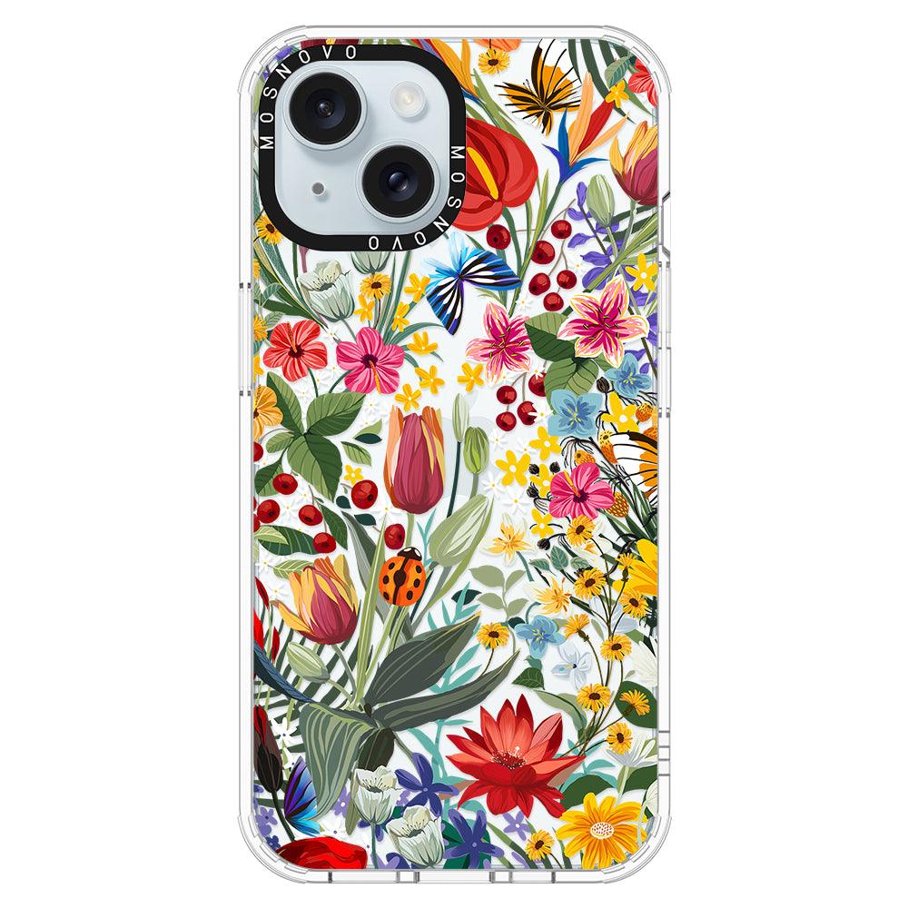 In The Garden Phone Case - iPhone 15 Plus Case - MOSNOVO