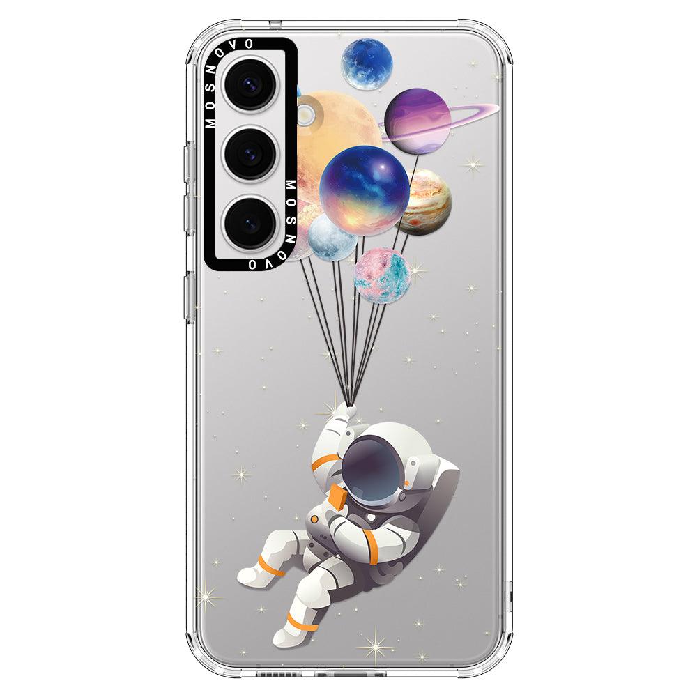 Astronaut Planet Phone Case - Samsung Galaxy S24 Case - MOSNOVO