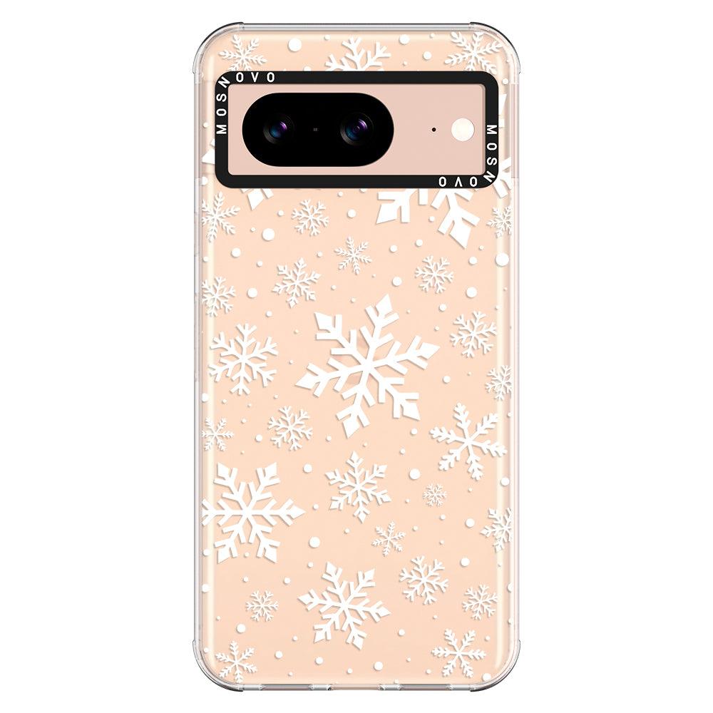 Snowflake Phone Case - Google Pixel 8 Case - MOSNOVO