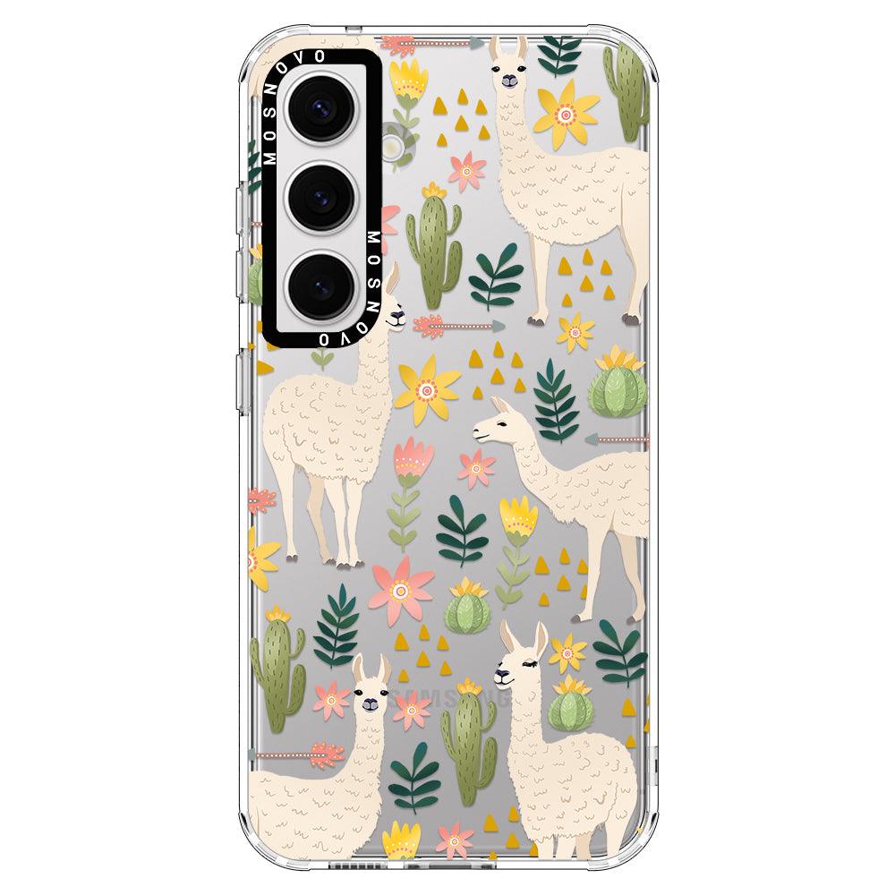 Desert Llama Phone Case - Samsung Galaxy S24 Case - MOSNOVO