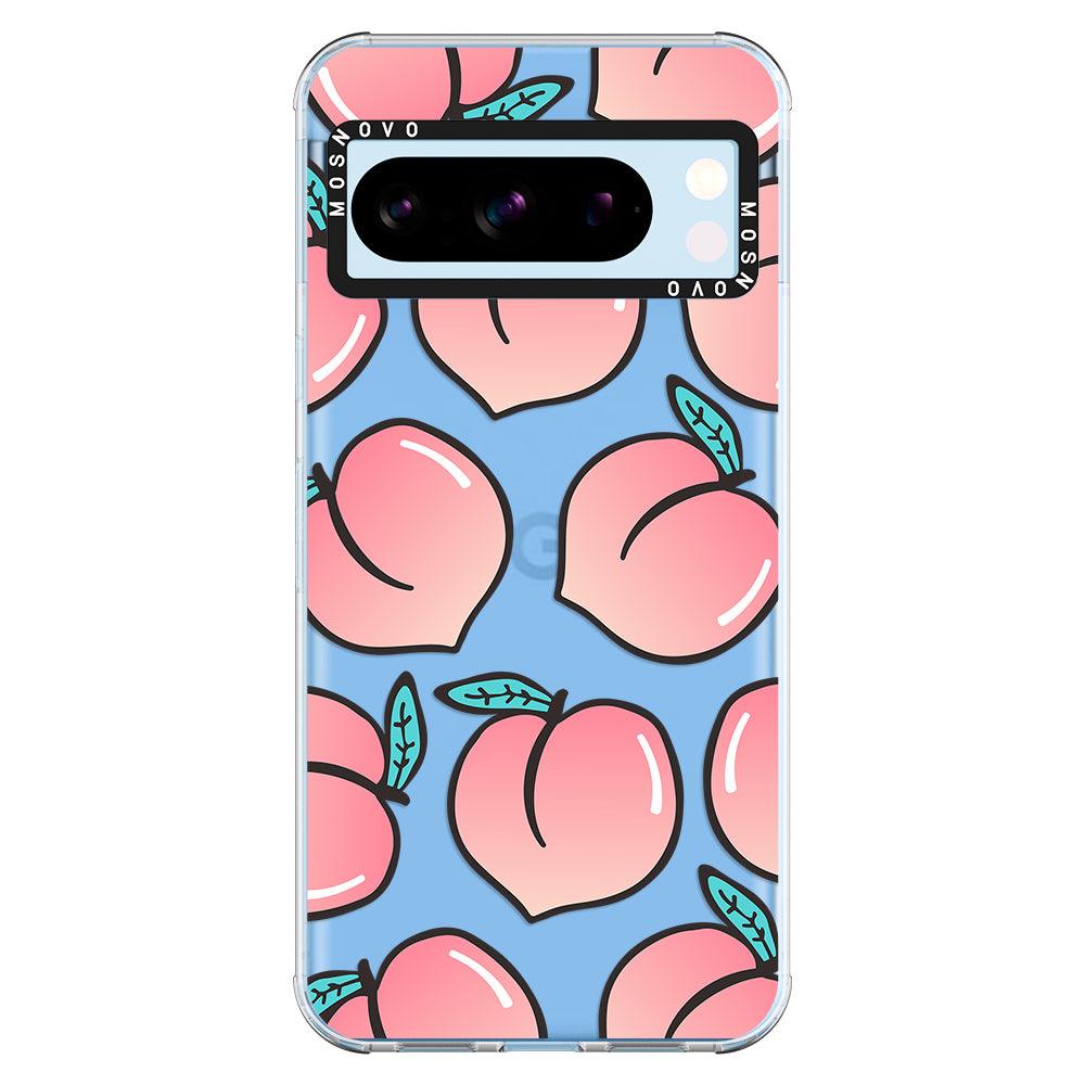 Cute Peach Phone Case - Google Pixel 8 Pro Case