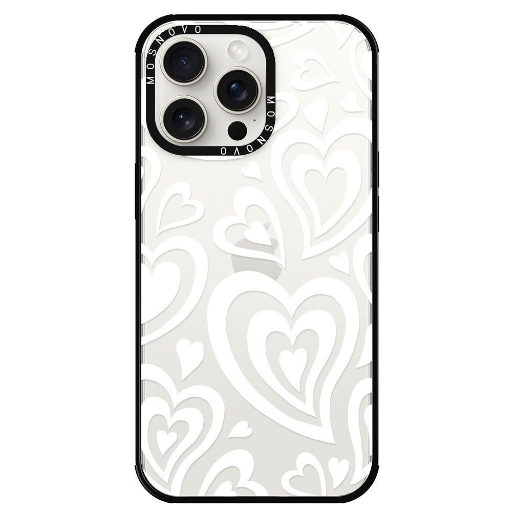 Twist Heart Phone Case - iPhone 15 Pro Max Case - MOSNOVO