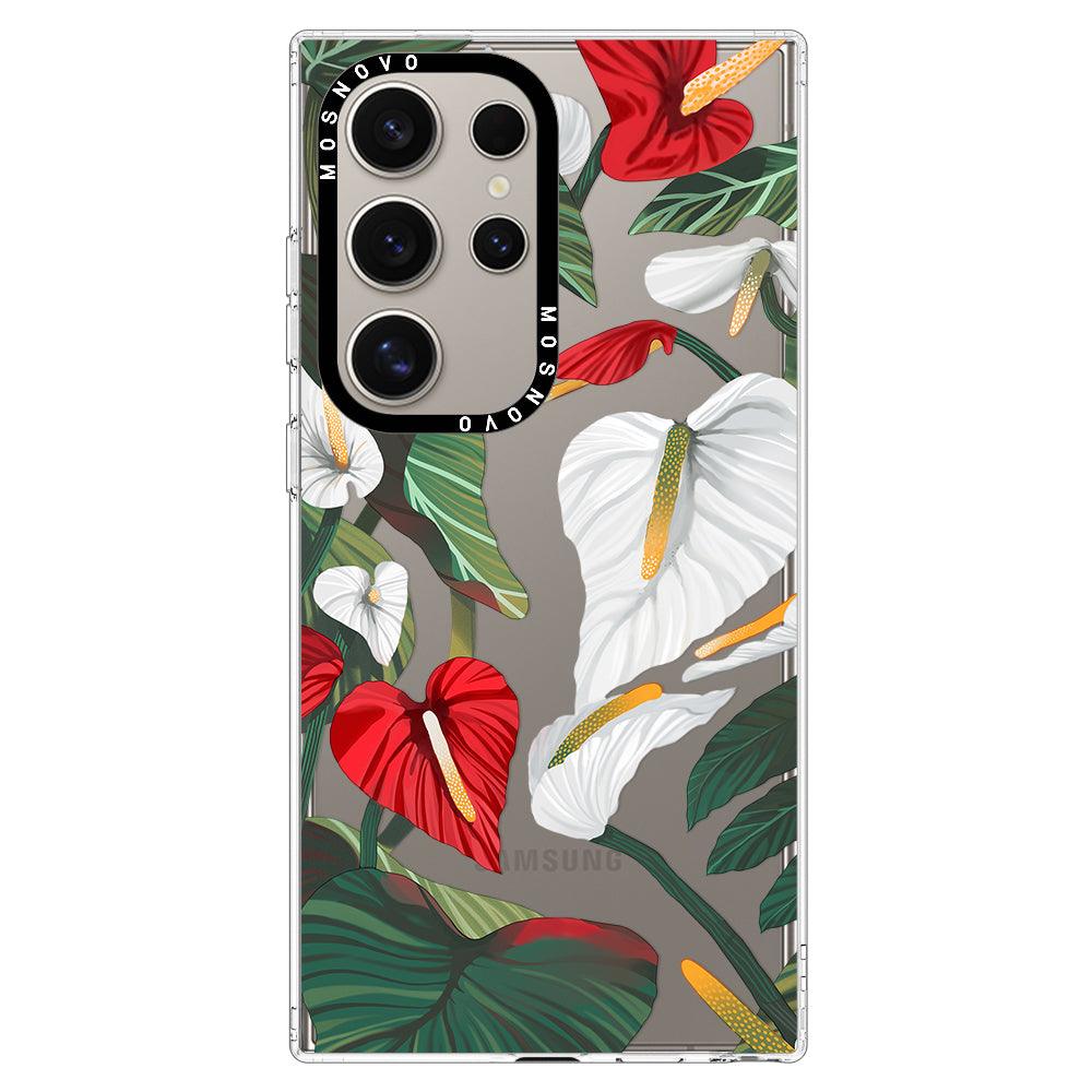 Anthurium Phone Case - Samsung Galaxy S24 Ultra Case - MOSNOVO