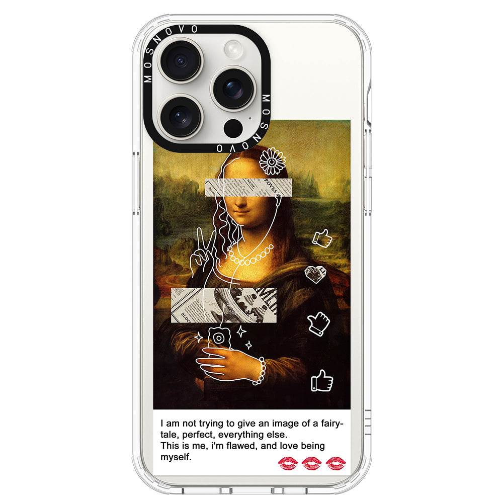 Selfie Artwork Phone Case - iPhone 15 Pro Max Case - MOSNOVO