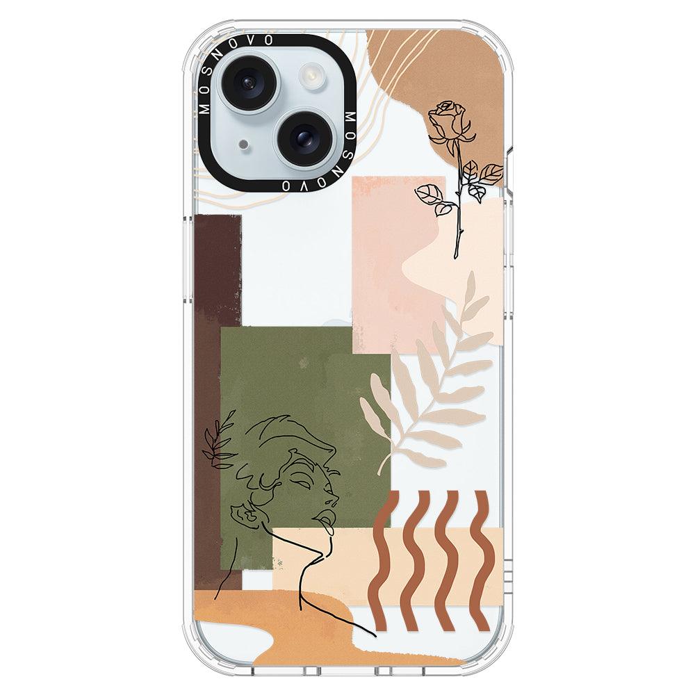 Modern Art Phone Case - iPhone 15 Plus Case - MOSNOVO