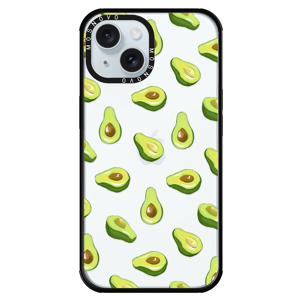 Fleshy Avocado Phone Case - iPhone 15 Case - MOSNOVO