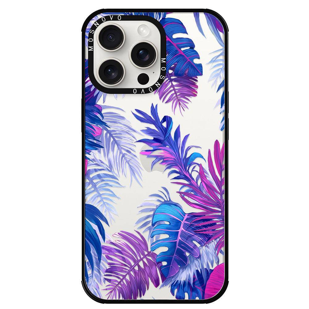 Fancy Palm Leaves Phone Case - iPhone 15 Pro Max Case - MOSNOVO