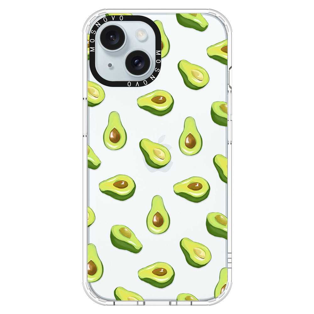 Fleshy Avocado Phone Case - iPhone 15 Plus Case - MOSNOVO