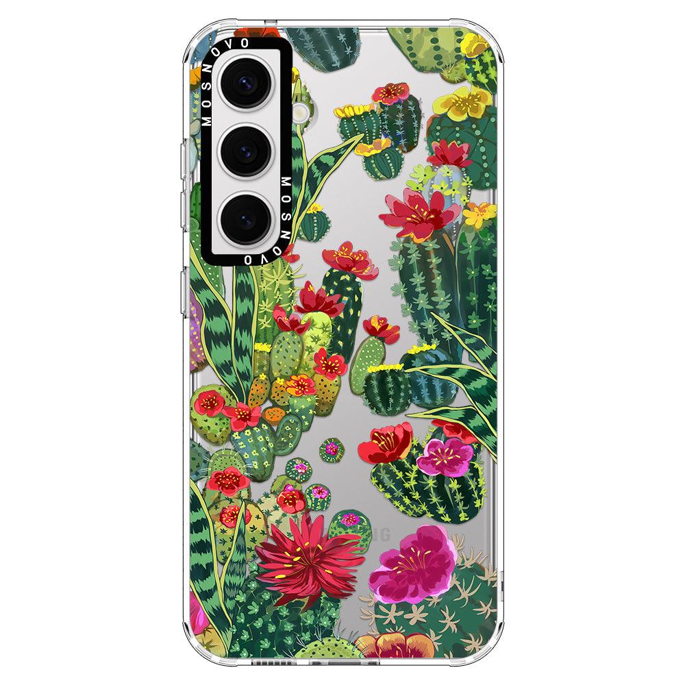 Cactus Garden Phone Case - Samsung Galaxy S24 Plus Case - MOSNOVO