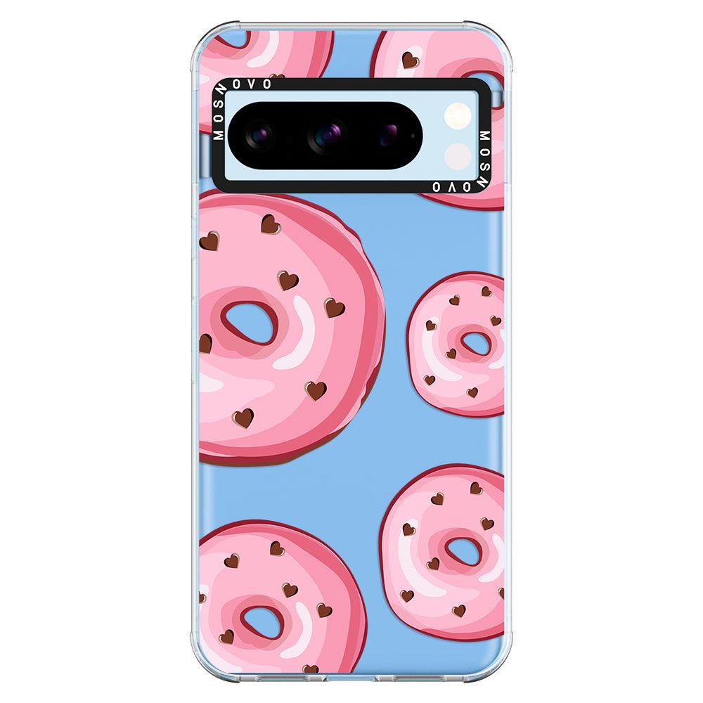 Pink Donuts Phone Case - Google Pixel 8 Pro Case - MOSNOVO