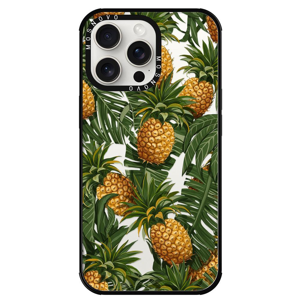 Pineapple Botany Phone Case - iPhone 15 Pro Max Case - MOSNOVO