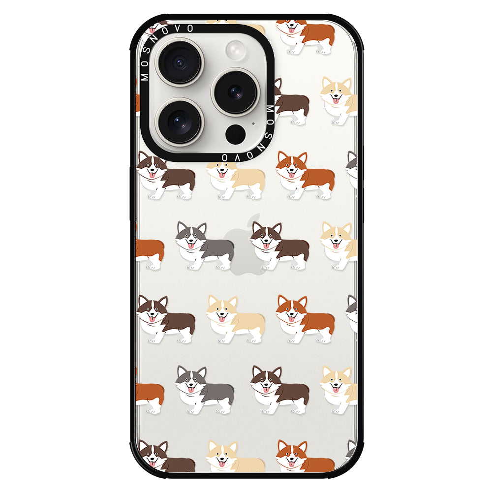 Cute Corgi Phone Case - iPhone 15 Pro Case - MOSNOVO