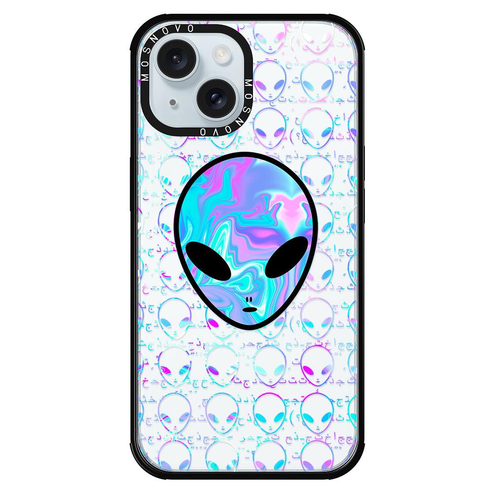 Space Alien Phone Case - iPhone 15 Case - MOSNOVO