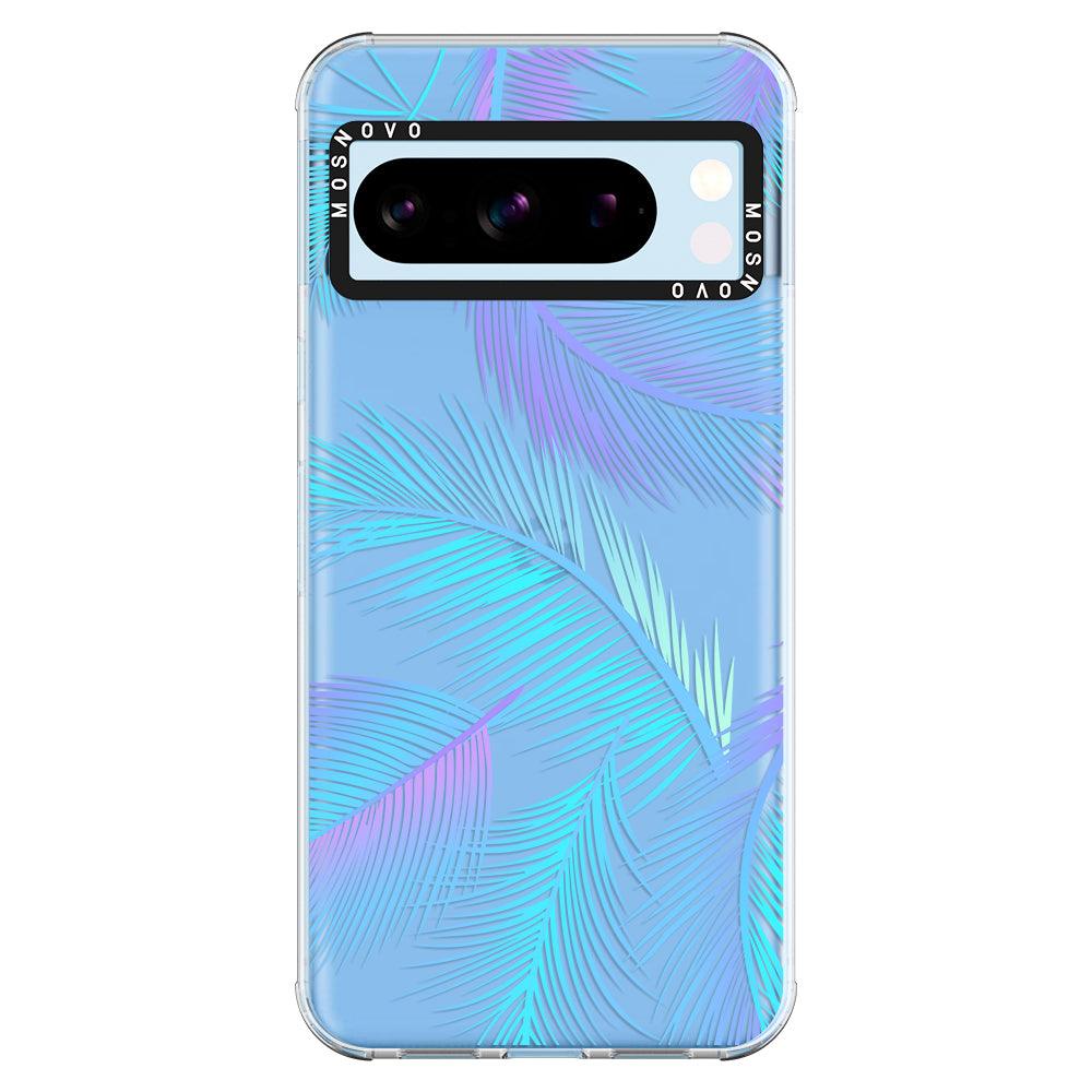 Gradient Tropical Palm Leaf Phone Case - Google Pixel 8 Pro Case - MOSNOVO